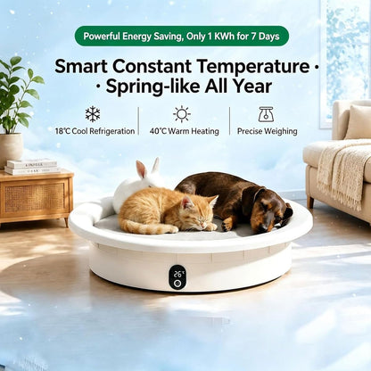 Pressure-Activated Heating & Cooling Pet Bed Mat – Auto Temp