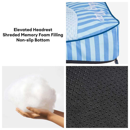 FUNNY FUZZY Cooling Orthopedic Dog Bed XL | Washable | Blue