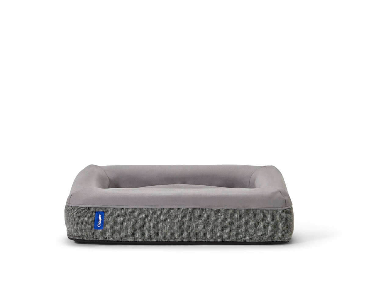 Casper Dog Bed | Plush Memory Foam | Large | Gray