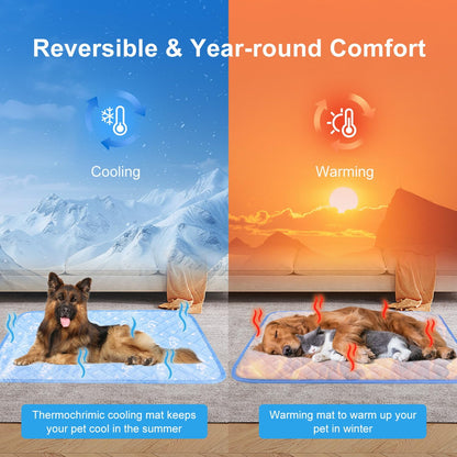 MH MYLUNE HOME Dog Cooling Mat 59x40" | Self-Cooling
