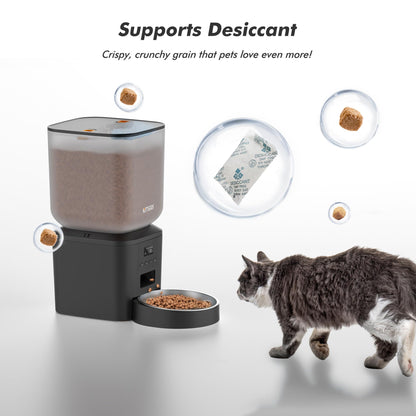 Nityers 8L Automatic Dog & Cat Feeder | LCD, 6 Meals/Day