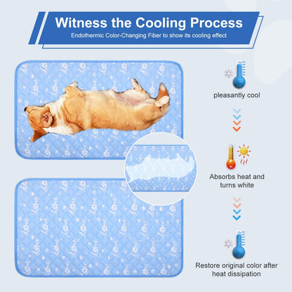 MH MYLUNE HOME Dog Cooling Mat 59x40" | Self-Cooling