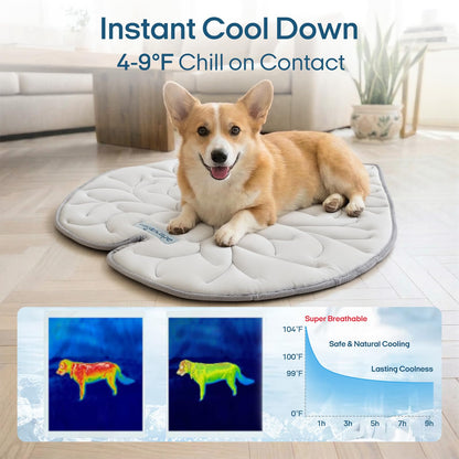 Vagascape Large Dog Cooling Mat 47"x45" – Foldable & Washable