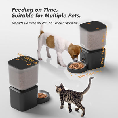 Nityers 8L Automatic Dog & Cat Feeder | LCD, 6 Meals/Day