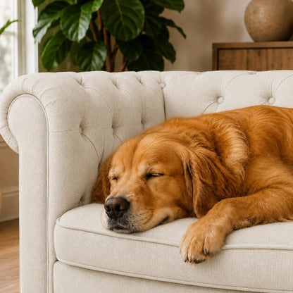 GreatCho Large Dog Sofa 55"x26.5" | Oversized Pet Couch | Beige