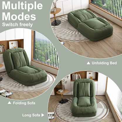 KEIKI Giant Human Dog Bed | Faux Fur Floor Lounger | 5 Positions