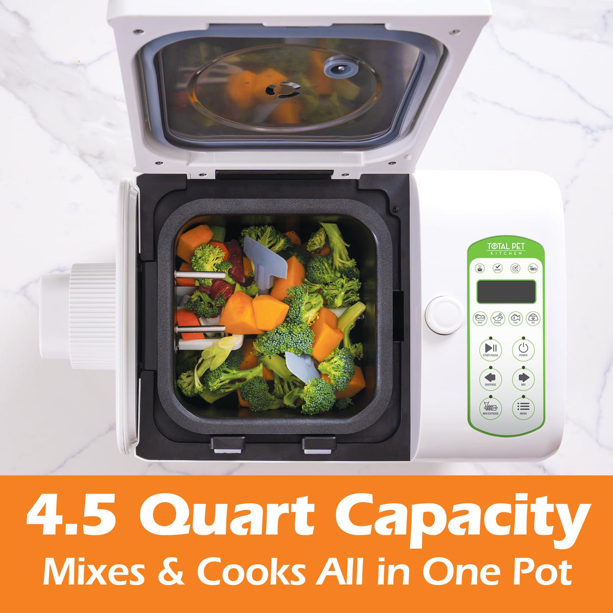 Total Pet Kitchen All-in-One Pet Food Multicooker – 4.5 Qt