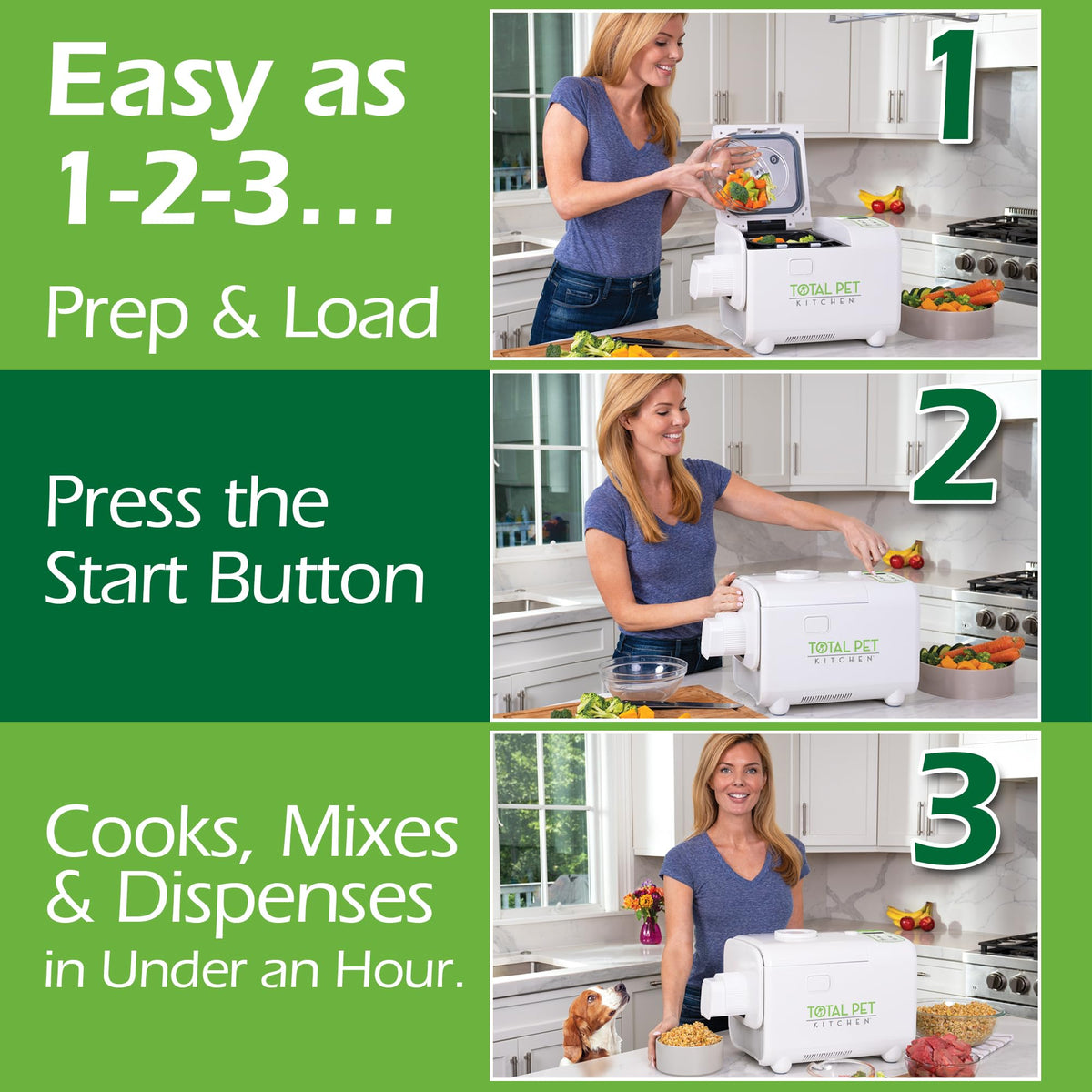 Total Pet Kitchen All-in-One Pet Food Multicooker – 4.5 Qt