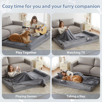 BFPETHOME XXL Orthopedic Dog Bed | Waterproof & Washable